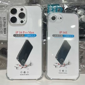 Funda Transparente de TPU de 1.5mm para Teléfono Móvil, Carcasa Deportiva para <span class=keywords><strong>iPhone</strong></span> 18 14 15 16 17 Air 12 13 <span class=keywords><strong>11</strong></span> <span class=keywords><strong>Pro</strong></span> <span class=keywords><strong>Max</strong></span>, Venta al Por Mayor - Product Image 2