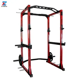 Силовой стеллаж ZY для спортивного тренажерного зала, силовой стеллаж для тренажерного зала и фитнеса с системой хранения, силовой стеллаж, клетка