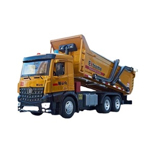 JM Nouveau Grand <span class=keywords><strong>Camion</strong></span> Benne de Chantier en Plastique pour Garçons et Filles 0-24 Mois, 6 Remorques, Échelle 1:5, Cadeaux - Product Image 5