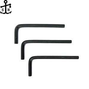 Acier au carbone métrique 45, sur mesure en usine, type L n°2 ~20 T2 ~20 #   Clés Allen CR-V pour vis à douille, couple maximal de 700 lb-pi - Product Image 1