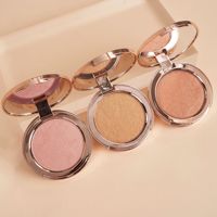 Surligneur de maquillage de marque privée, vente en gros, palette de surligneur de visage à pigment élevé, surligneur simple scintillant