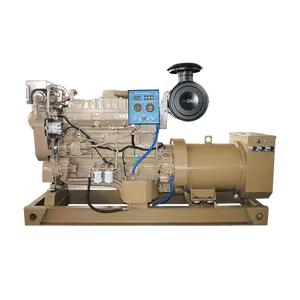 CCS BV ABS 600KW 3P 50Hz/60Hz sea water pump cooling 750KVA marine diesel generator with Cummins KTA38-DM