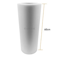 Película PET de Transferencia de Calor de Doble Cara de Alta Calidad de 60 cm, Grosor de 75u, 180-200, para Impresión DTF en Camisetas Digitales