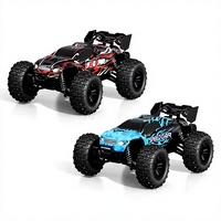 Voiture RC 4x4 en métal à l'échelle 1:16 avec suspension à amortisseurs, fonction drift RTR, lumières, contrôle complet, chargeur inclus pour jeu en extérieur