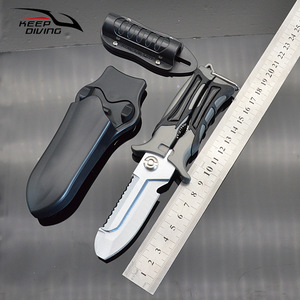 Cuchillo de Buceo Keep Diving, Acero Inoxidable 420, KF-961, Herramienta Multifuncional para Rescate Acuático y Corte de Cuerdas - Product Image 1