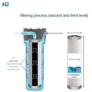 Cartucho de Filtro Comprimido de Carbón Activado de Alto Valor de Yodo CTO de 10 Pulgadas, Cáscara de Coco, Más de 1000 CT - Product Image 2