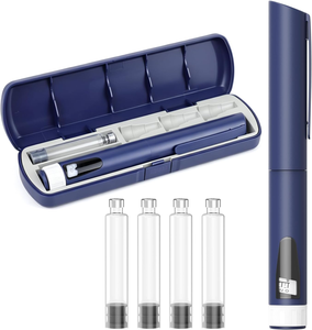 Seringue à stylo réutilisable en plastique 0-60UI 3ml, cartouche d'encre couleur bonbon, seringue à injection en plastique réutilisable avec boîte d'emballage - Product Image 2