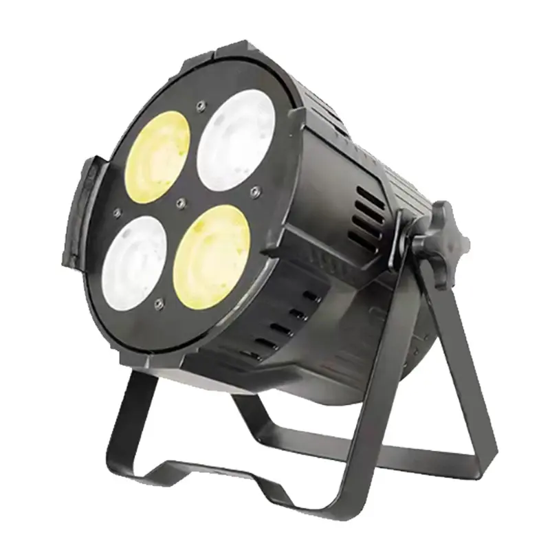 أعلى جودة 4 عيون 4x50w COB مصباح موازي المستوى الشخصي الأضواء 200w إضاءة مسرح ضوء لشريط ktv ديسكو