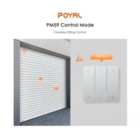 Moteur de volet roulant électrique extérieur POYAL avec commande sans fil, construction en aluminium, design minimaliste européen