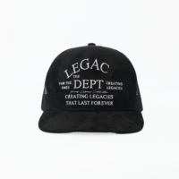 Casquette de baseball vintage en jean avec poche, sangle réglable, logo personnalisé, style cowboy, vente en gros d'usine