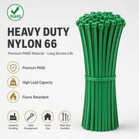 Bridas de nailon autoblocantes de alta resistencia a la tracción para agrupación de cables eléctricos codificados por colores y personalización de marca