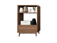 Armoire de rangement de salon en bois massif sur mesure haut de gamme, design classique, écologique et durable, pour usage hôtelier