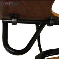 Mobilier Scolaire Chaise Étudiant Empilable en Bois de Lecture et d'Écriture avec Tablette