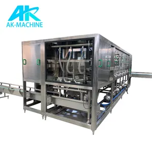 AK MACHINE QGF-150 Full Automatic 5 Gallon Barrel Water Filling Machine 3in1 Mineral Water Bottling 20ltr Water Filling Machine
