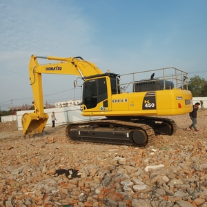 เครื่องจักรก่อสร้างขนาดใหญ่ รถขุดมือสอง 45 ตัน โคมัตสึ PC450-8 อุปกรณ์ทรงพลัง เครื่องยนต์ EPA รถขุดมือสอง - Product Image 2