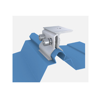 Système de support de panneaux solaires Rackmodo, supports de montage sur toit, pince pour toit en tôle, aluminium 6005-T5, SUS304, clips de fixation pour toit Kalzip