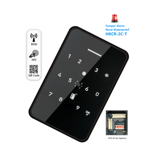 Contrôleur d'accès de porte étanche IP66 avec alarme anti-effraction, lecteur de cartes RFID, IC, NFC, mot de passe, code-barres, code QR dynamique et Wi-Fi - Product Image 2