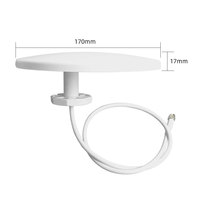 Antena de Techo Interior Omnidireccional de Banda Ancha Vertical de Alta Ganancia 698-3800MHz con Rendimiento de Señal Estable YS-CM6