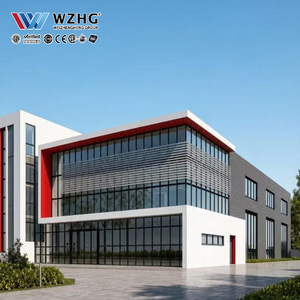 Edificio de Oficinas Prefabricado con Muros Cortina de Vidrio y Estructura de Acero Resistente para Espacios de Trabajo Corporativos - Product Image 1