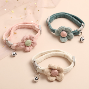 <span class=keywords><strong>Collar</strong></span> para Mascotas con Diseño Floral de Dibujos Animados, Cómodo y Bonito, <span class=keywords><strong>Collar</strong></span> Ajustable y Portátil de Cinta Ancha para Perros y Gatos Pequeños, Medianos y Grandes - Product Image 4