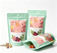 Sacs Doypack Personnalisés Colorés 500 pièces Faible MOQ Qualité Alimentaire PET/PA/AL/CPP pour Gâteaux Sucrés avec Fermeture Éclair Impression Numérique ZhiYe