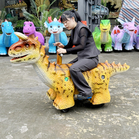 Trottinette électrique dinosaure LT-1-116 pour enfants, manèges dinosaures pour parcs d'attractions et centres commerciaux
