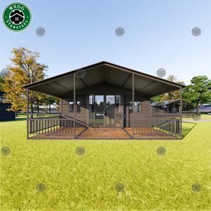 Villas préfabriquées démontables 2-3 chambres, maison conteneur extensible, construction rapide, maison mobile à panneaux sandwich, vente en gros - Product Image 4