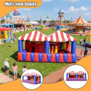 Jeux gonflables de carnaval haut de gamme 4 en 1, jeux interactifs sportifs de fête foraine pour enfants - Product Image 3