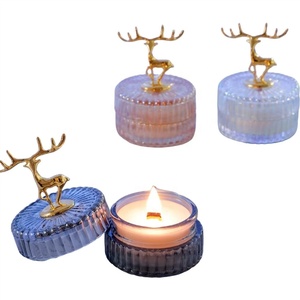 Cadeau d'anniversaire, bougie parfumée luxueuse à la vanille et à la rose, pour mariage, Diwali, Pâques, décoration de la maison, écologique, artisanale, à base de soja - Product Image 5