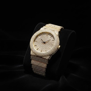 Reloj de Diamantes Completamente Cubierto de Diamantes para Hombre - Product Image 5
