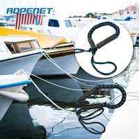 Ligne de quai élastique unisexe de 5 pieds pour bateaux et navires Corde durable et flexible