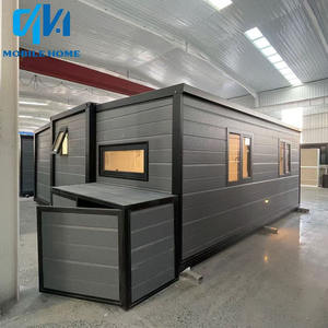 Luxus 40Ft 20Ft Container haus Einfach zu bauen Erweiterbares Fertighaus 2 Schlafzimmer Tragbares Fertighaus - Product Image 2