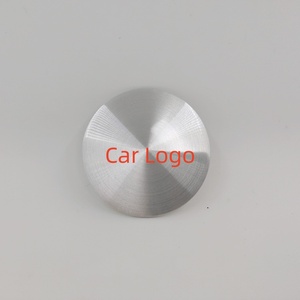 Logotipo personalizado 56mm Pegar estilo coche pegatinas de aluminio para tapacubos de rueda de coche - Product Image 4
