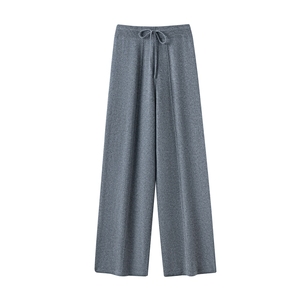 <span class=keywords><strong>Pantaloni</strong></span> Larghi <span class=keywords><strong>in</strong></span> Cashmere per <span class=keywords><strong>Donna</strong></span>, <span class=keywords><strong>Vita</strong></span> Elastica <span class=keywords><strong>con</strong></span> Coulisse, <span class=keywords><strong>Morbidi</strong></span> e Delicati sulla Pelle, Casual e Comodi - Product Image 1