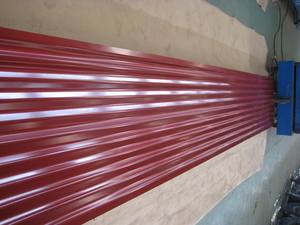 Hojas de techo corrugado de aluminio de 0,3mm <span class=keywords><strong>Precio</strong></span> Hoja de techo corrugado recubierta de color. - Product Image 6