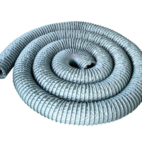 Conduite d'air flexible isolée haute température et ignifuge de 10 m pour systèmes CVC extérieurs, hôpitaux, écoles, sous-sols – Conception chinoise