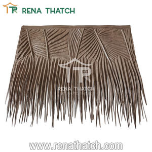 Exterior de paja artificial de plástico de <span class=keywords><strong>Palma</strong></span> sintética techo de paja gazebo paisaje de paja casa de paja - Product Image 3