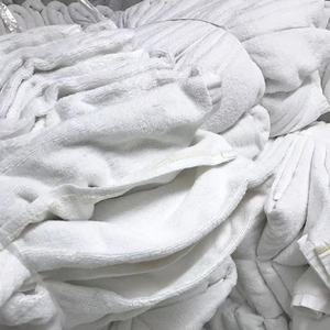 Toalla de baño de algodón blanco suave de Hotel de alta calidad, balas de 25kg, residuos textiles Premium <span class=keywords><strong>para</strong></span> hospitalidad de lujo - Product Image 2