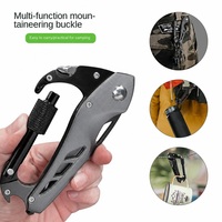 Couteau mousqueton gris bronze multi-outils : Offres de prix de gros direct usine pour les acheteurs urbains, de camping et industriels