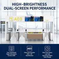 Terminal LCD del Sistema de Visualización de Información de Vuelos (FIDS) para Portales de Aeropuertos con Integración de CMS e Indicaciones de Rutas OEM para Metro