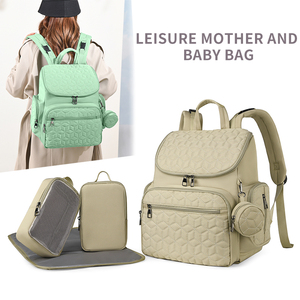 <span class=keywords><strong>Mochila</strong></span> Pañalera Personalizada <span class=keywords><strong>de</strong></span> Gran Capacidad con Correas para Cochecito, Impermeable y Multifuncional - Product Image 5