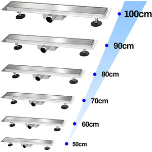 Griglia <span class=keywords><strong>per</strong></span> <span class=keywords><strong>Scarico</strong></span> a Pavimento in Acciaio Inox SUS304, Rete Doccia Rettangolare, <span class=keywords><strong>Scarico</strong></span> Lineare Invisibile <span class=keywords><strong>per</strong></span> Bagno, Varie Griglie <span class=keywords><strong>per</strong></span> Pavimento - Product Image 3