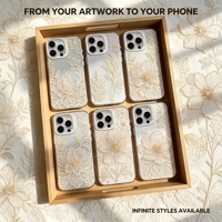 Nouvelle conception, prix de gros, coque de téléphone personnalisée en TPU UV, support de coque de téléphone, peinture IMD DIY, iPhone 17 16 15 12 Pro Max personnalisé