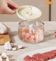 Mini hachoir électrique rechargeable par USB, coupe-légumes, hachoir à gingembre, hachoir à ail, hachoir à viande, robot culinaire, gadget de cuisine