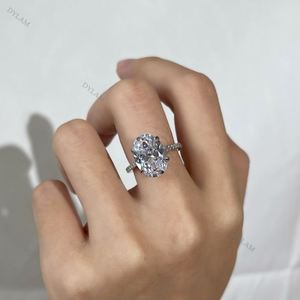 Dylam 925 High Quality Sterling Silver <b>Rings</b> <b>Cheap</b> <b>Wedding</b> Inexpensive for Sale Most Expensive Diamond <b>Ring</b> Engage - Product Image 5