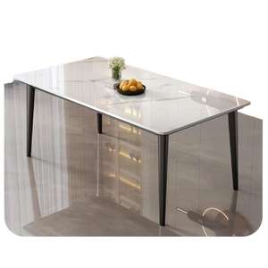 Juego de Mesa y Sillas de Comedor, 4 Piezas, Rectangular, Diseño Moderno y Minimalista para Hogares Pequeños - Product Image 5