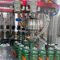 Pompe automatique électrique à haute efficacité contrôlée par PLC pour machines à gaz/aérosols, destinée aux emballages alimentaires et cosmétiques, aux bouteilles/canettes métalliques (faible pression)