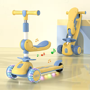 Scooter à pédales multifonctionnel de haute qualité pour enfants 3 en 1 Scooter à pédales pour bébé de 1 à 8 ans - Product Image 4