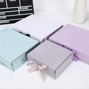 Takı butik yaratıcı yay katlanır ambalaj kutusu düğün doğum günü hediyesi fantezi katlanır kağit kutu hediyeler için - Product Image 2