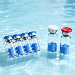 Fabricant chinois, vente directe d'usine, poudre lyophilisée de peptide de cuivre GHK-Cu 50 mg 100 mg, livraison rapide. - Product Image 1